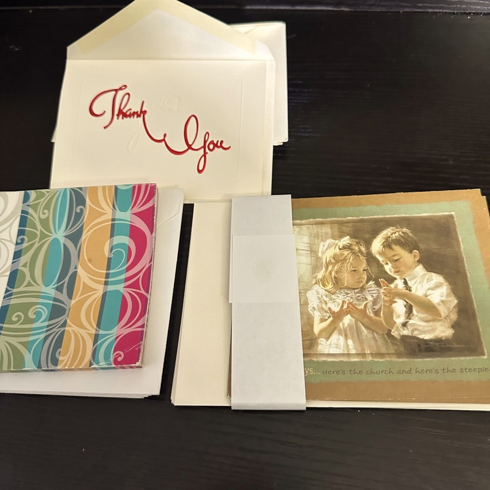 23 Small Notecards & Envelopes Thank You’s & Everyday Stationary NEW